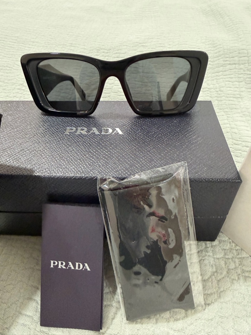 Prada Symbole Butterfly Women's Sunglasses - New in Box - Picture 8 of 9